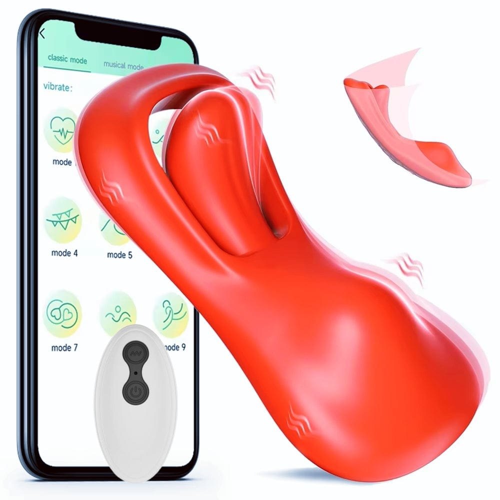 Tongue Wearable Clit Vibrator - App Controlled Wearable Vibrator