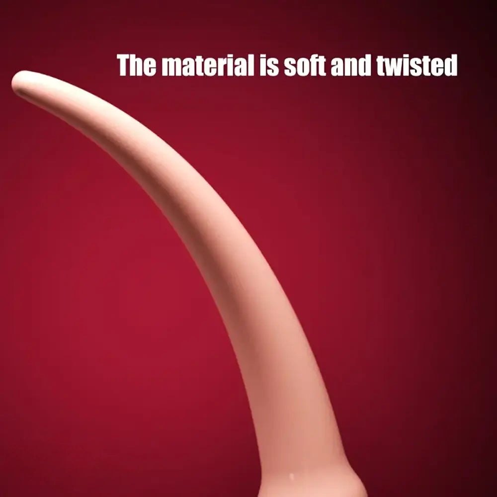 TPE Anal Dilator Wand - Long Thin Anal Play Dildo