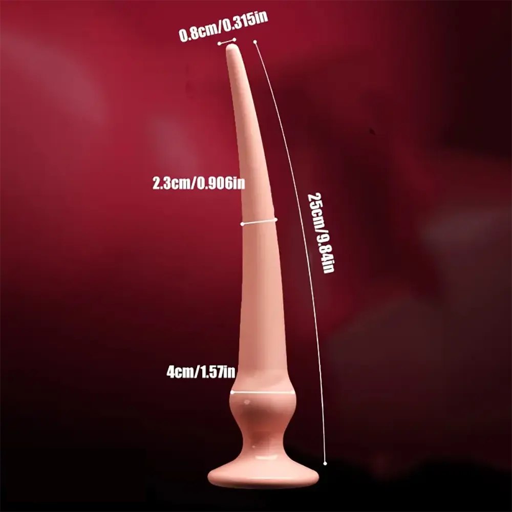 TPE Anal Dilator Wand - Long Thin Anal Play Dildo
