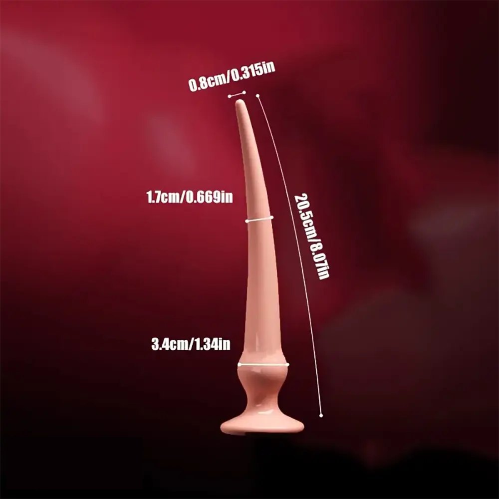TPE Anal Dilator Wand - Long Thin Anal Play Dildo