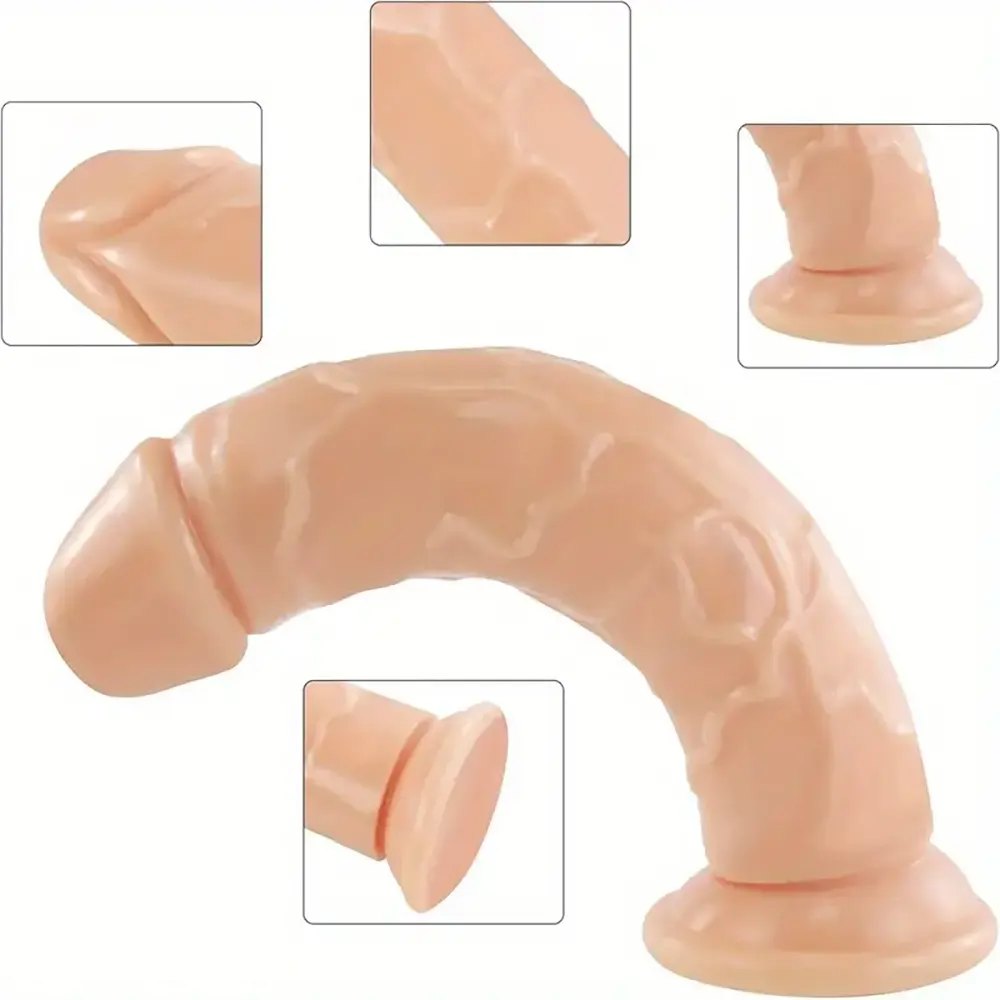 TPE G-Spot Suction Cup Dildo 6.89in - Realistic Dildo