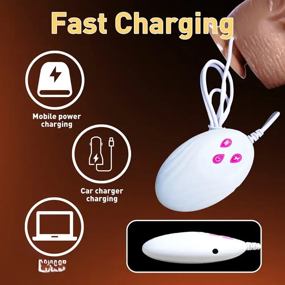 TPE Suction Cup Realistic Dildo - 7.67in Suction Cup Dildo