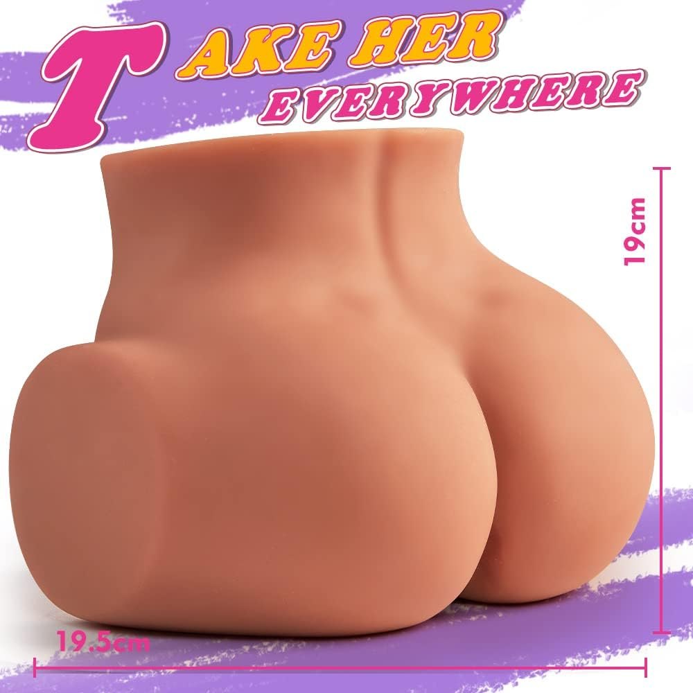TPE Torso Sex Doll 4.1Lb - Big Butt Vaginal Anal Doll
