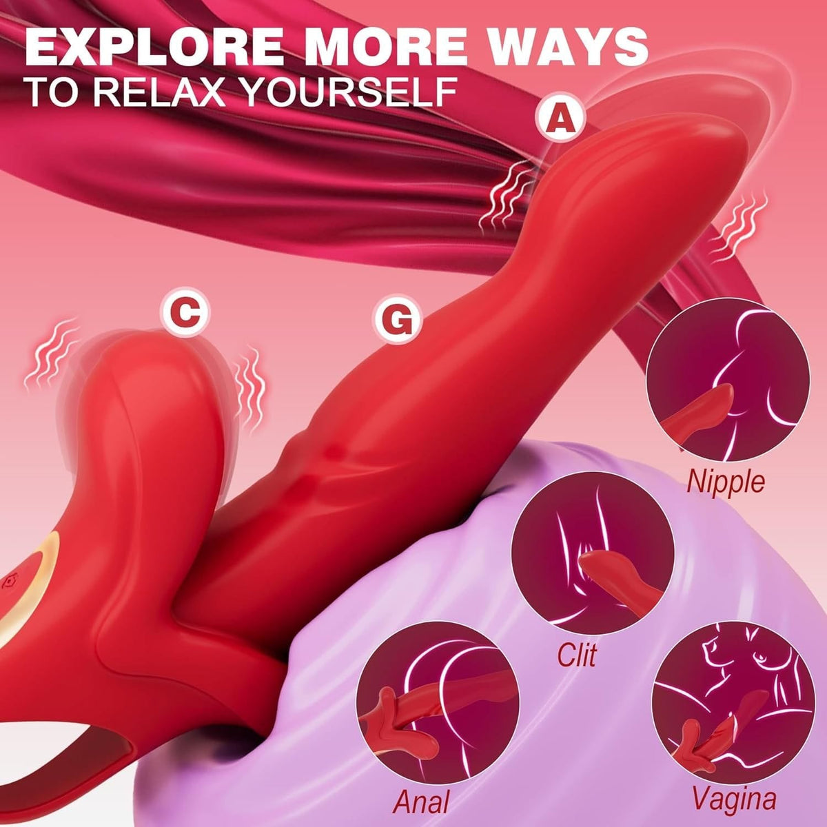 Triple Motion Thrusting Vibrator - Rabbit G-Spot Vibrator