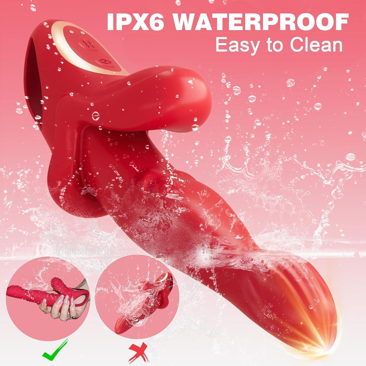Triple Motion Thrusting Vibrator - Rabbit G-Spot Vibrator
