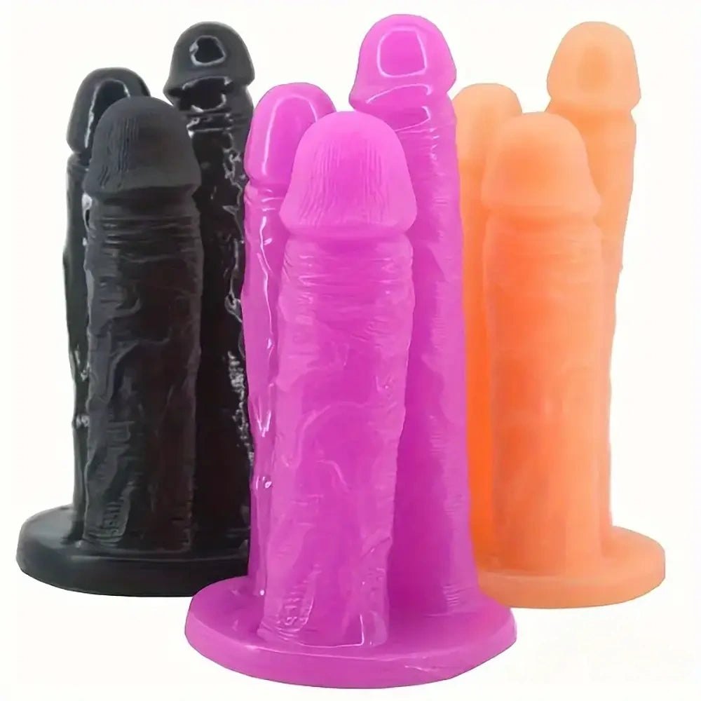 Triple Shaft Ridged Dildo - Fantasy Triple Shaft Toy