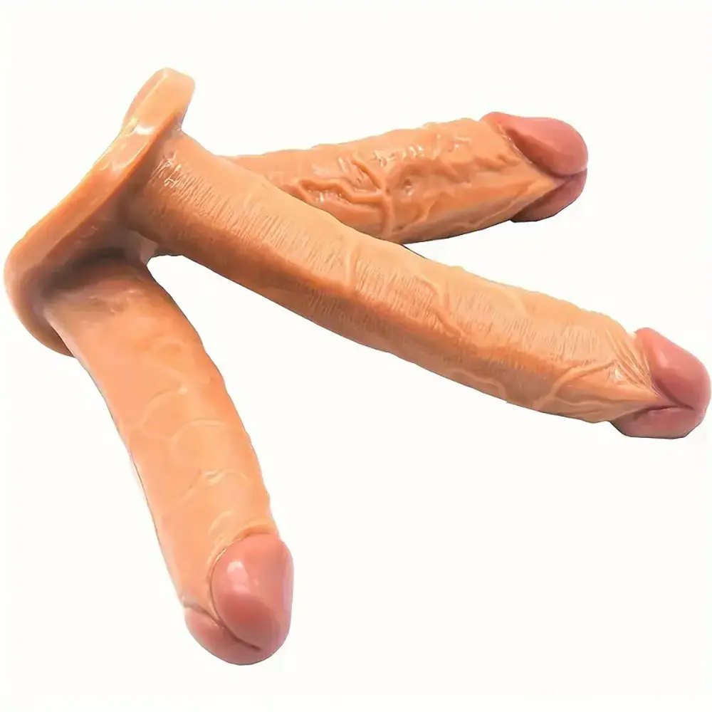 Triple Shaft Ridged Dildo - Fantasy Triple Shaft Toy