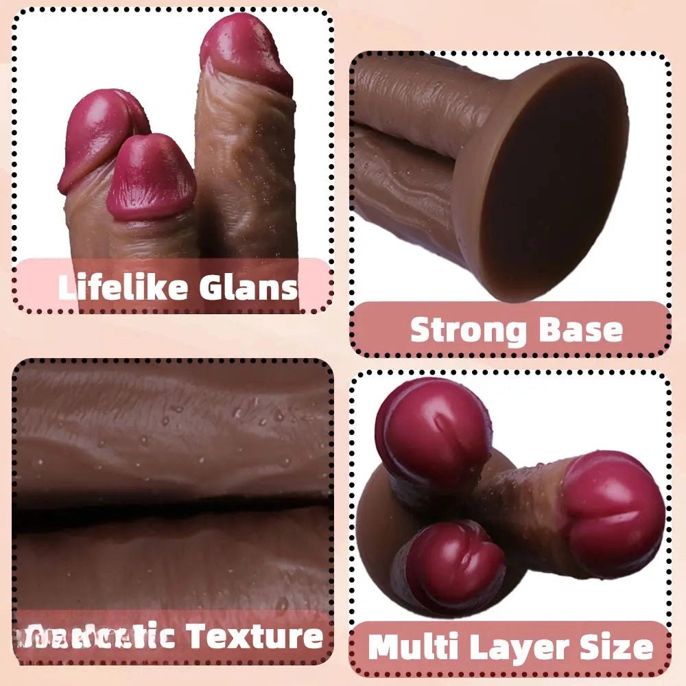 Triple-Tip Curved G-Spot Dildo - Curved G-Spot Dildo