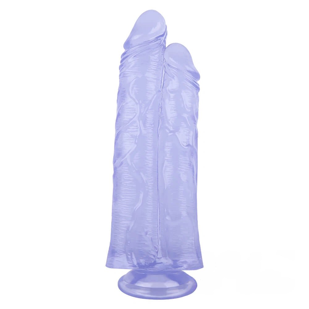 Twin-Head Conjoined Veined Dildo - Realistic Dildo