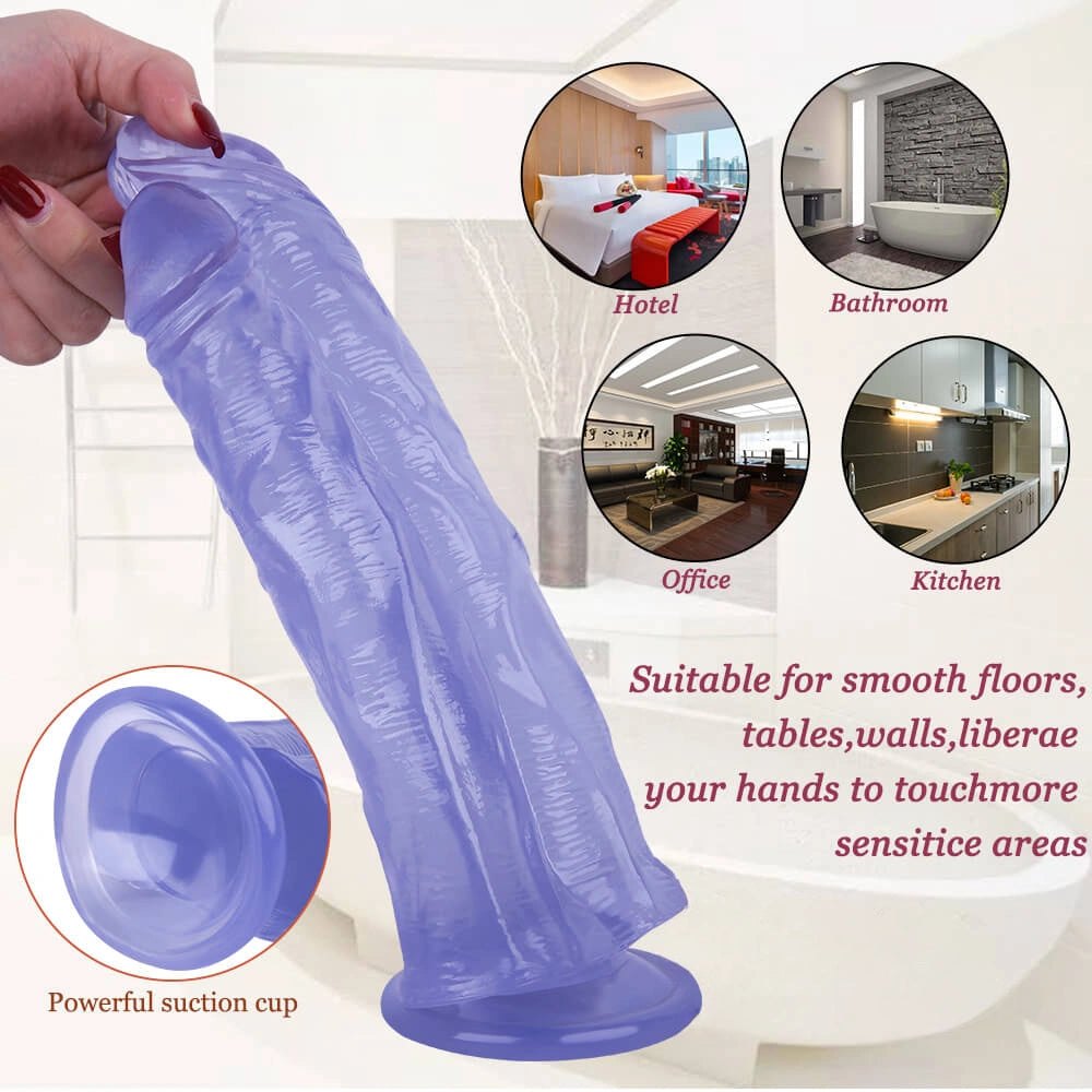 Twin-Head Conjoined Veined Dildo - Realistic Dildo