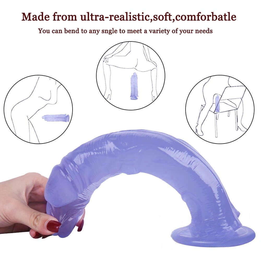 Twin-Head Conjoined Veined Dildo - Realistic Dildo