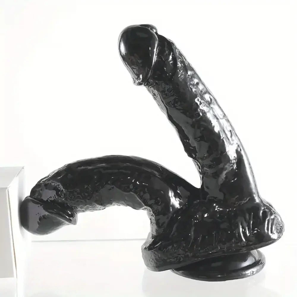 Twin Shaft Suction Cup Dildo - Realistic Double Dildo