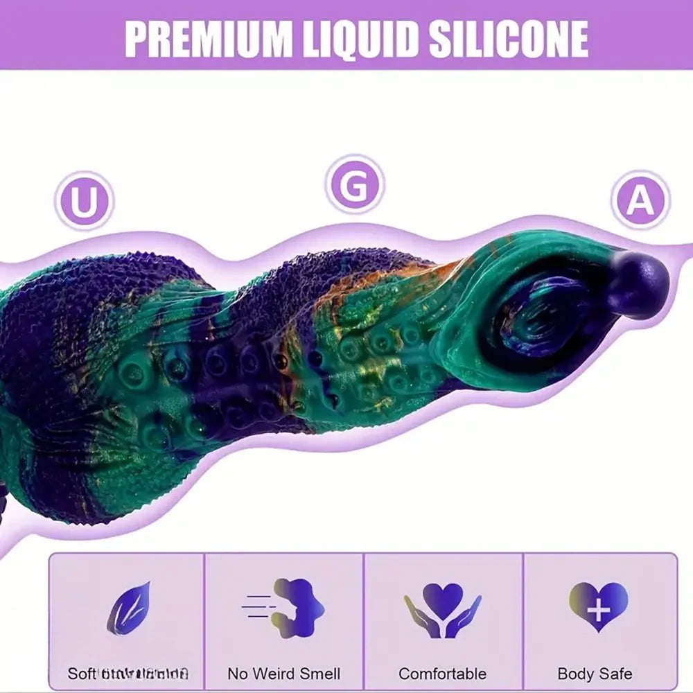 Twist Knot Animal Dildo - Large Knotted Dog Dildo
