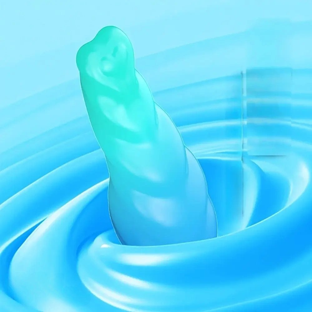 Twisted Blue Fantasy Plug - Fantasy Silicone Anal Plug