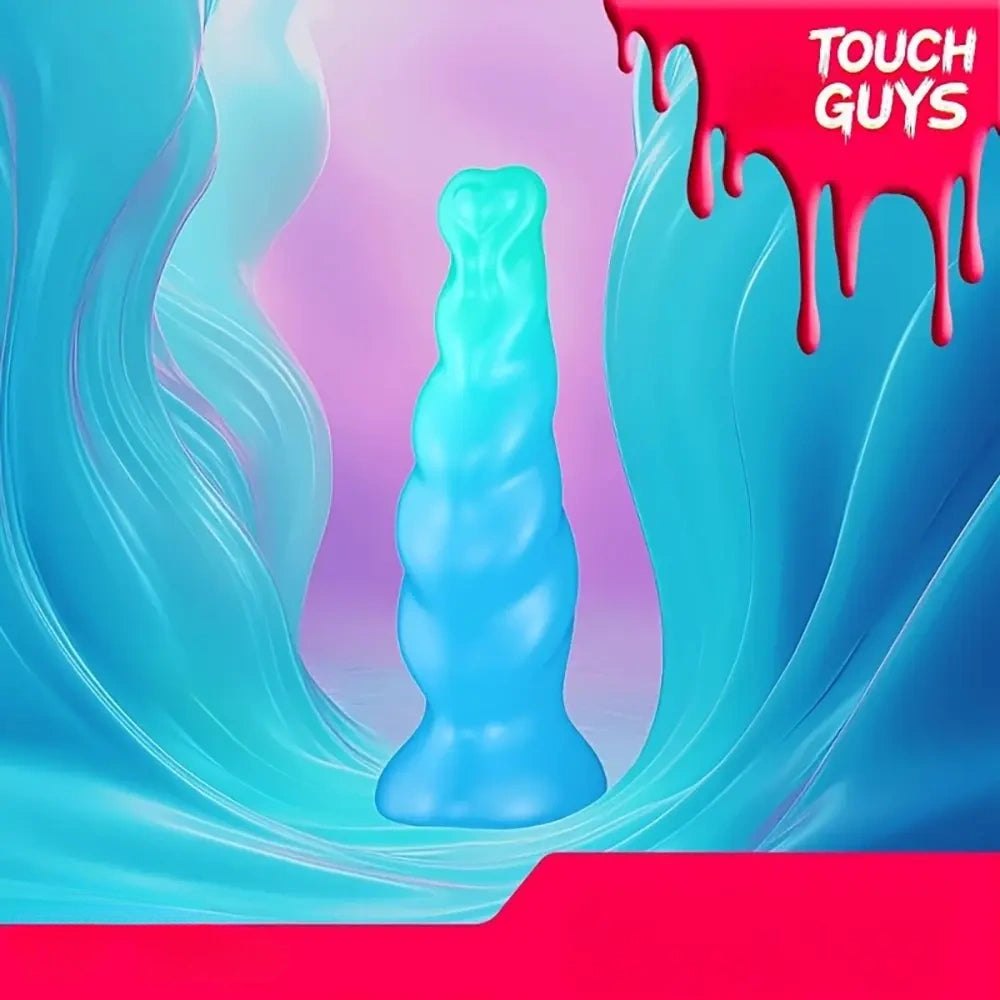 Twisted Blue Fantasy Plug - Fantasy Silicone Anal Plug