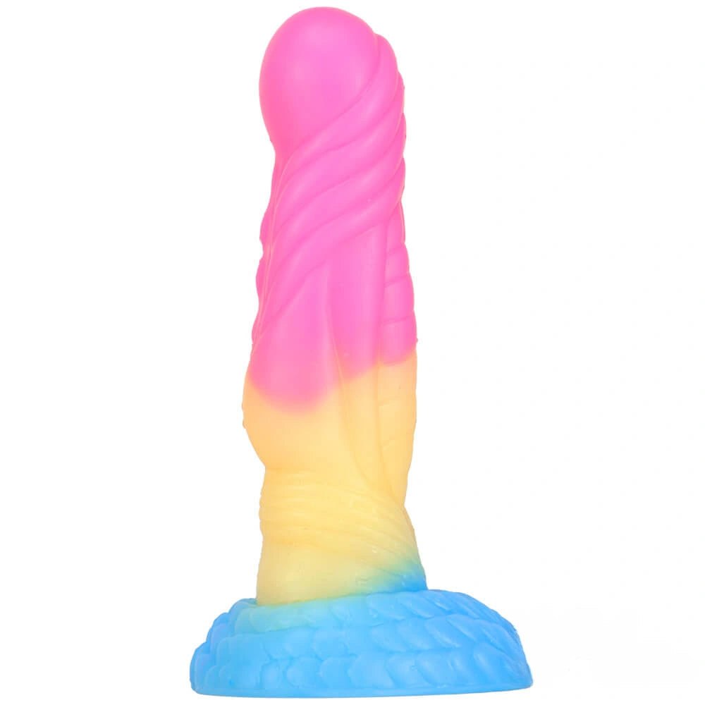 Twisted Dragon Fantasy Dildo - Dragon Scale Silicone Dildo