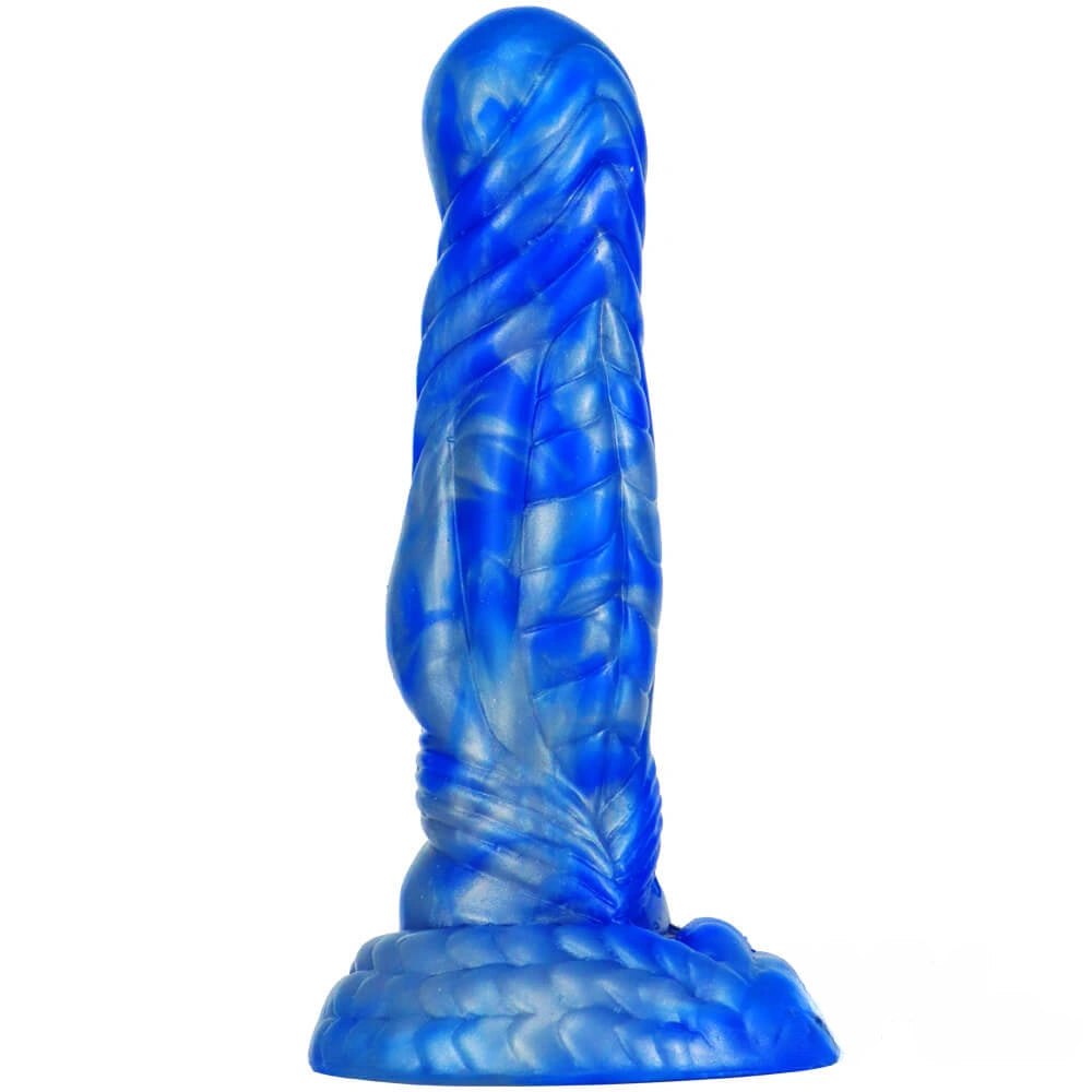 Twisted Dragon Fantasy Dildo - Dragon Scale Silicone Dildo