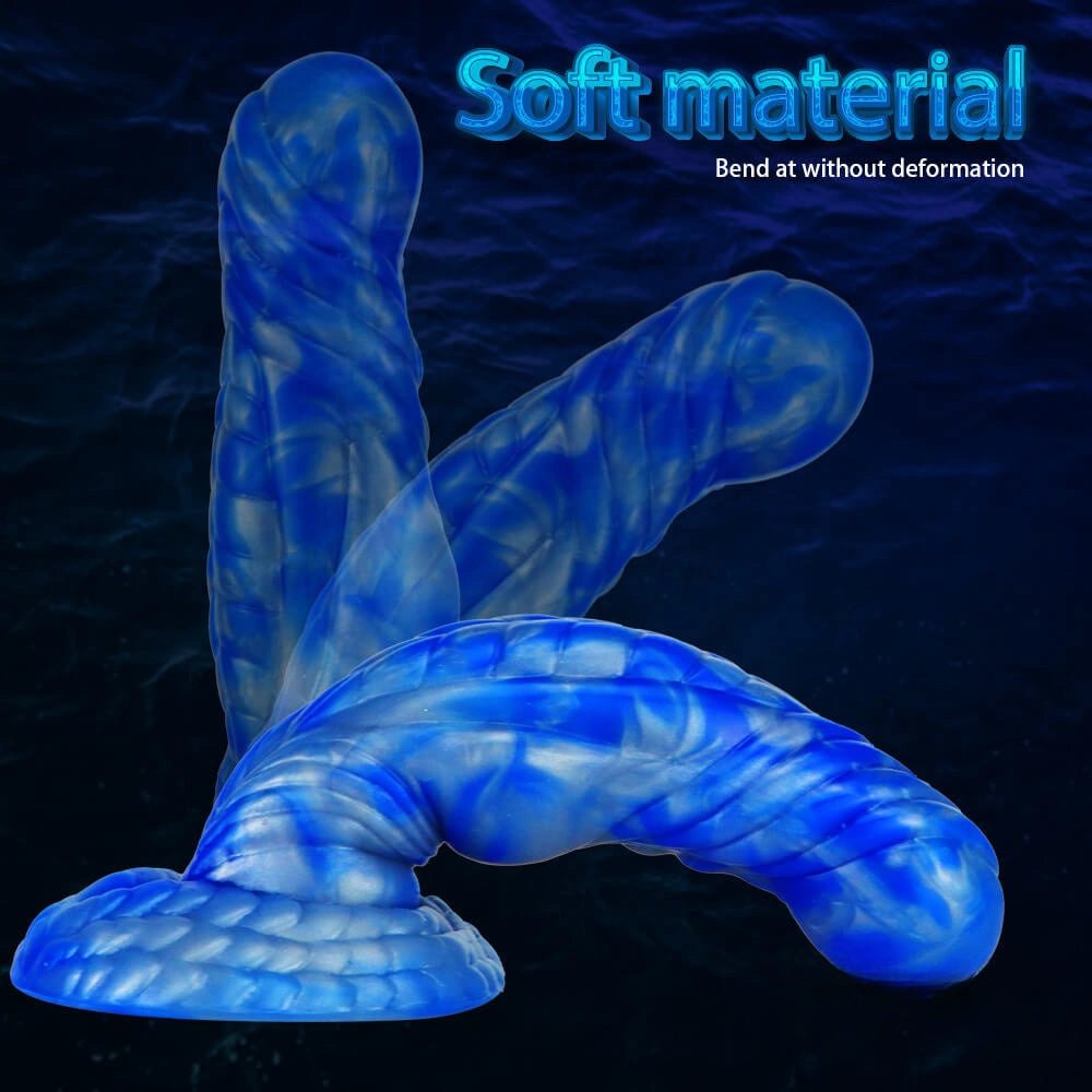 Twisted Dragon Fantasy Dildo - Dragon Scale Silicone Dildo