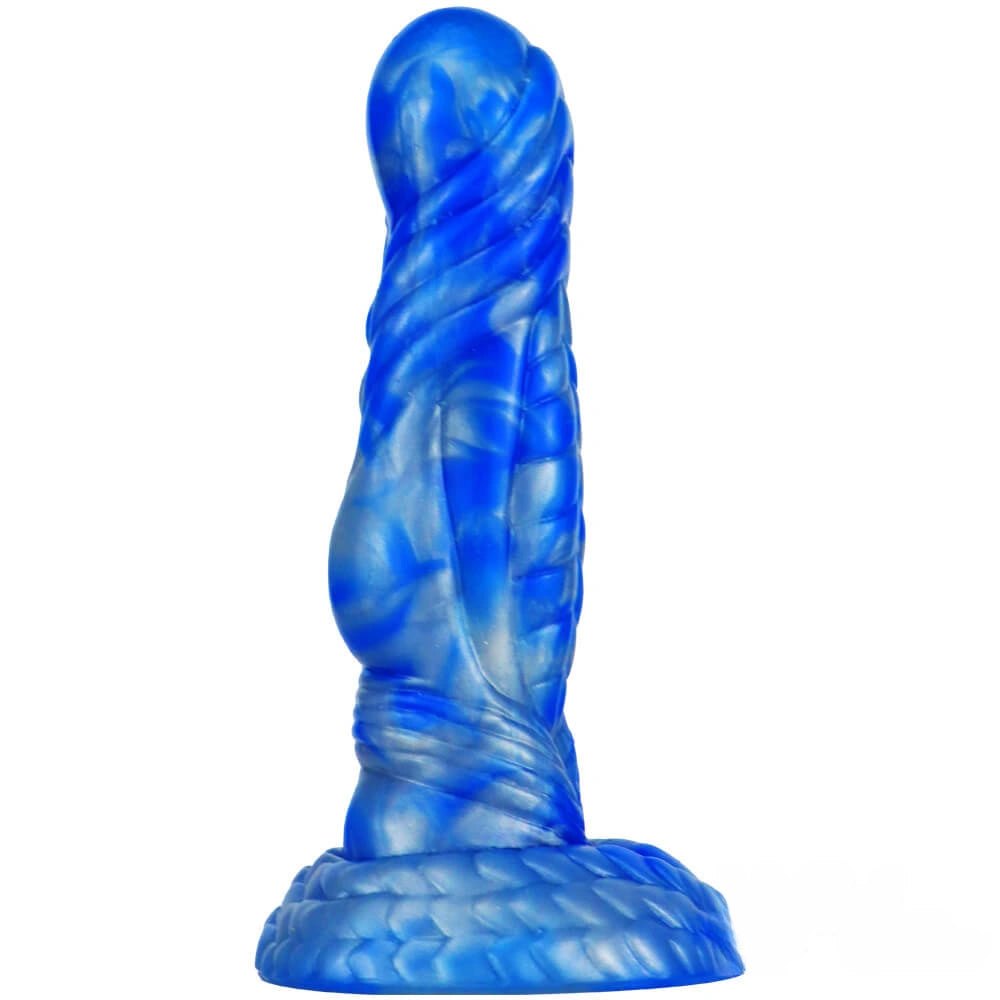 Twisted Dragon Fantasy Dildo - Dragon Scale Silicone Dildo