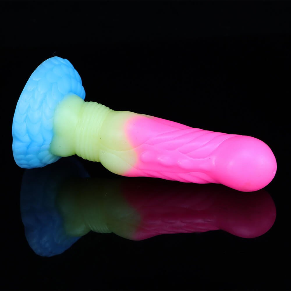 Twisted Dragon Fantasy Dildo - Dragon Scale Silicone Dildo