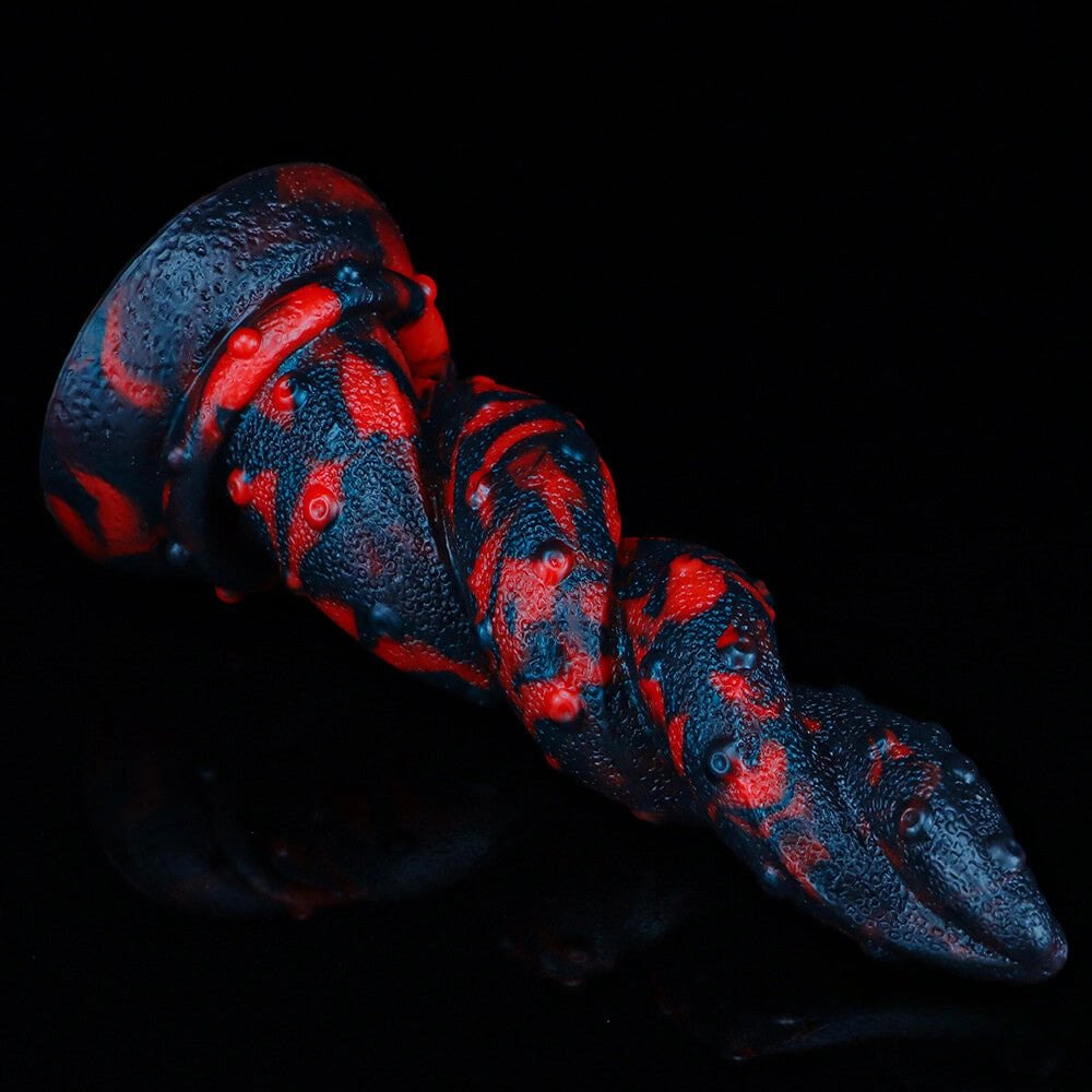 Twisted Ribbed Spiral Dildo - Suction Cup Dildo