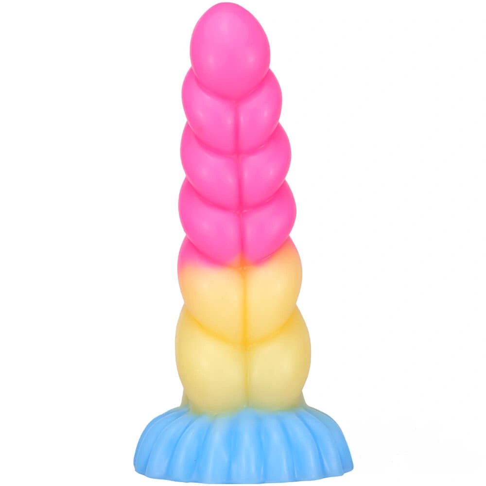 Twisted Rope Fantasy Dildo - Liquid Silicone Fantasy Dildo