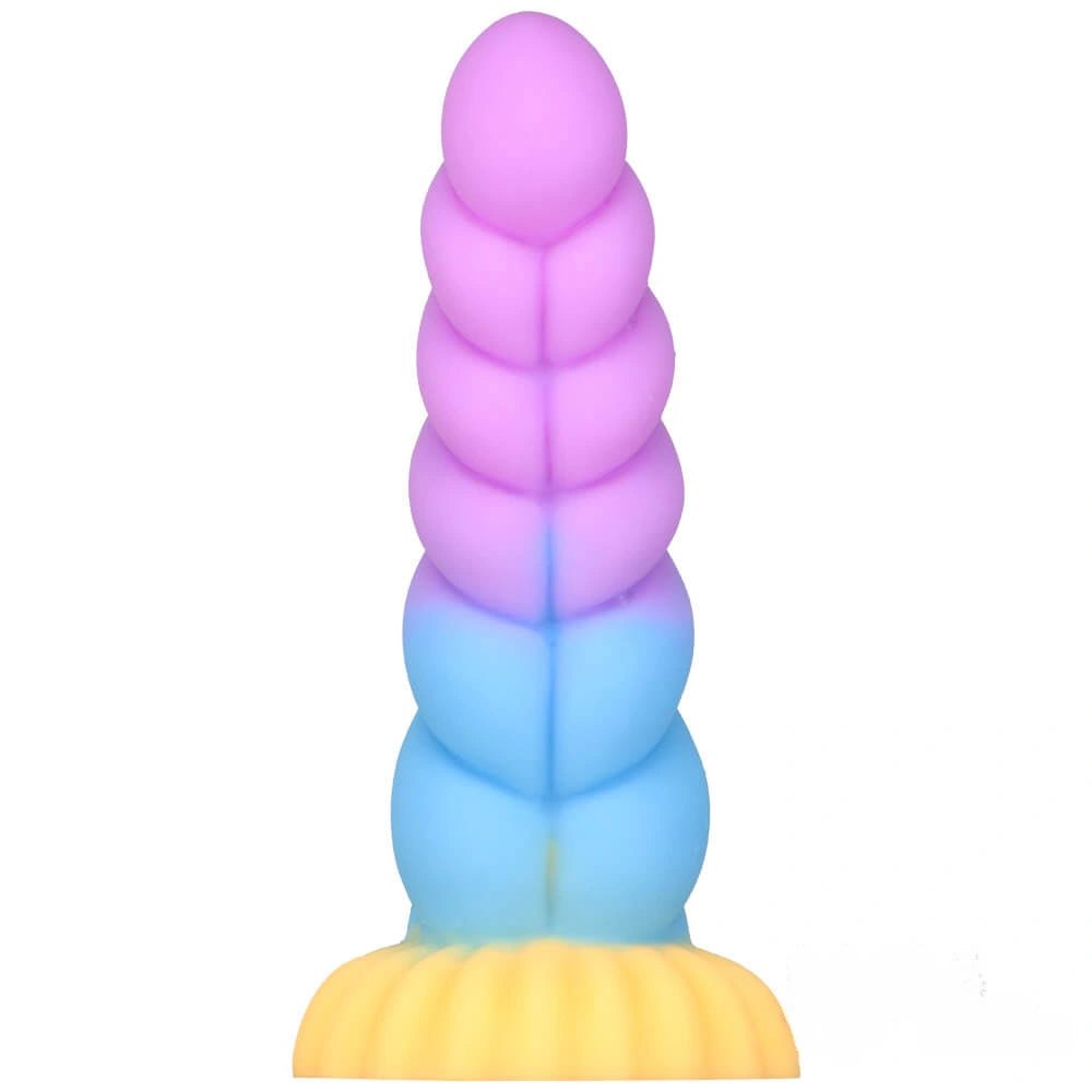 Twisted Rope Fantasy Dildo - Liquid Silicone Fantasy Dildo