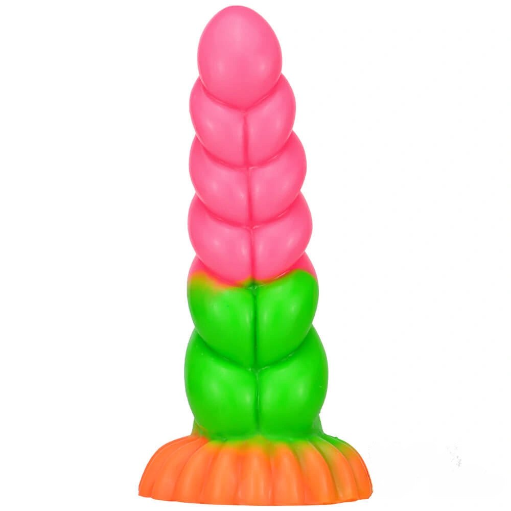 Twisted Rope Fantasy Dildo - Liquid Silicone Fantasy Dildo