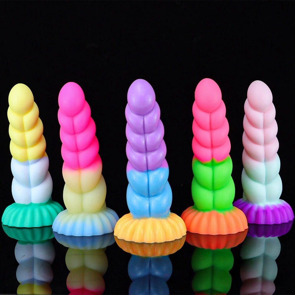 Twisted Rope Fantasy Dildo - Liquid Silicone Fantasy Dildo