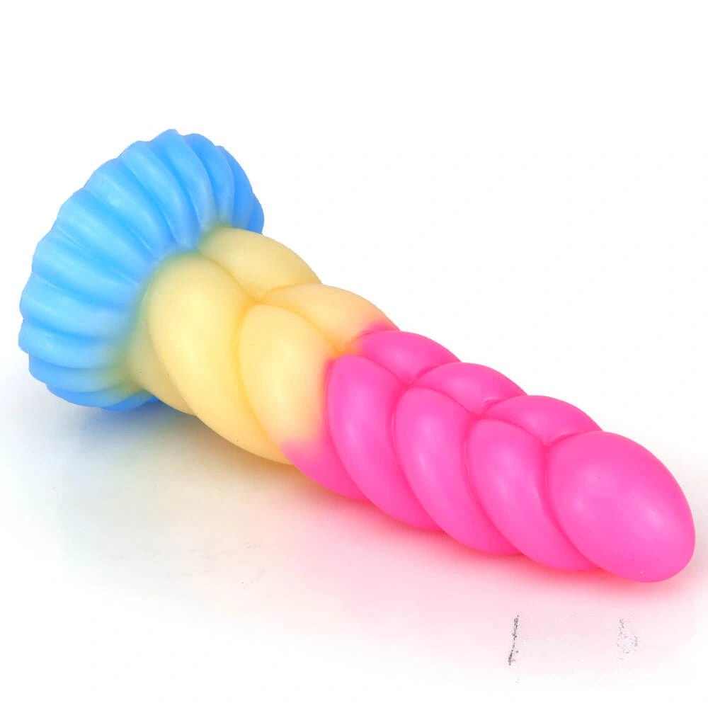 Twisted Rope Fantasy Dildo - Liquid Silicone Fantasy Dildo
