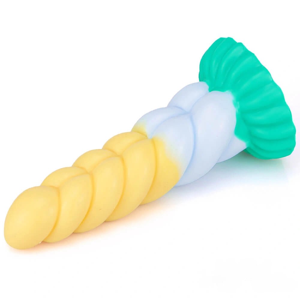 Twisted Rope Fantasy Dildo - Liquid Silicone Fantasy Dildo
