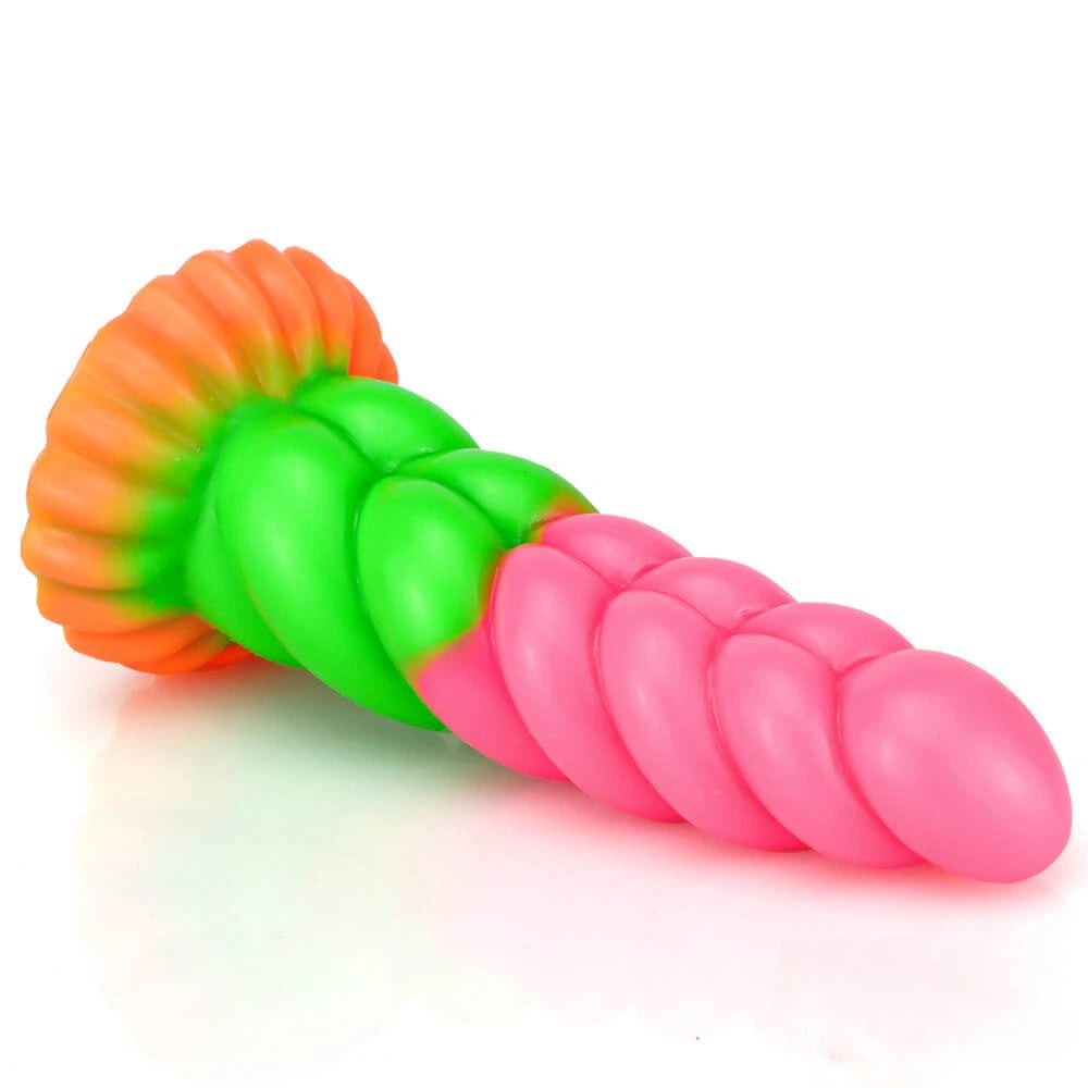 Twisted Rope Fantasy Dildo - Liquid Silicone Fantasy Dildo