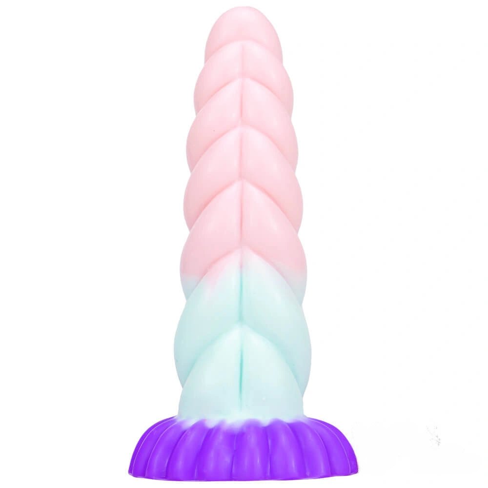 Twisted Rope Fantasy Dildo - Liquid Silicone Fantasy Dildo