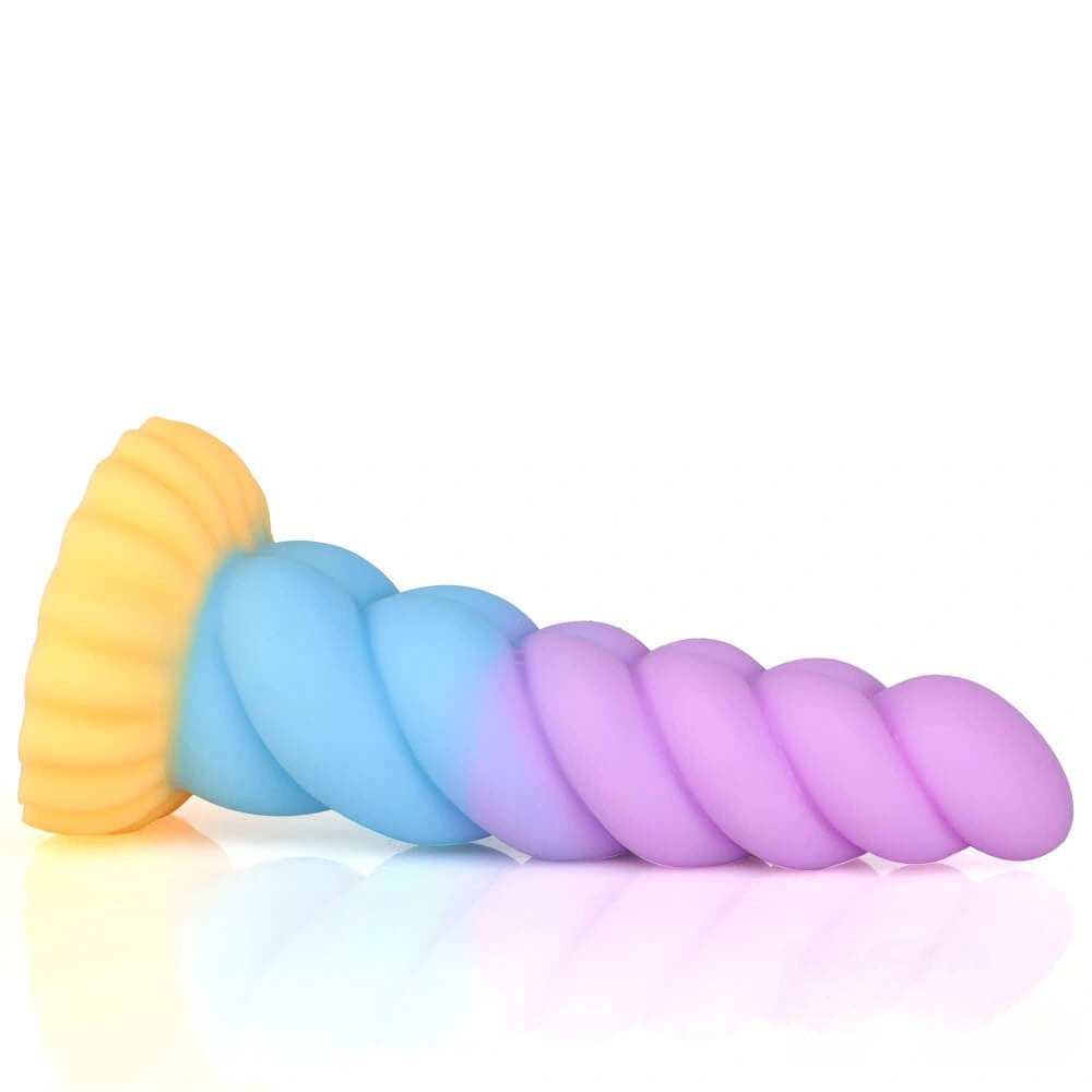 Twisted Rope Fantasy Dildo - Liquid Silicone Fantasy Dildo