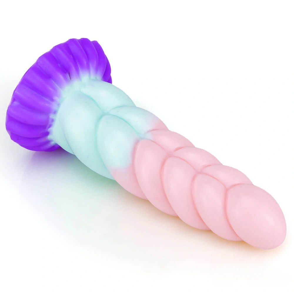 Twisted Rope Fantasy Dildo - Liquid Silicone Fantasy Dildo