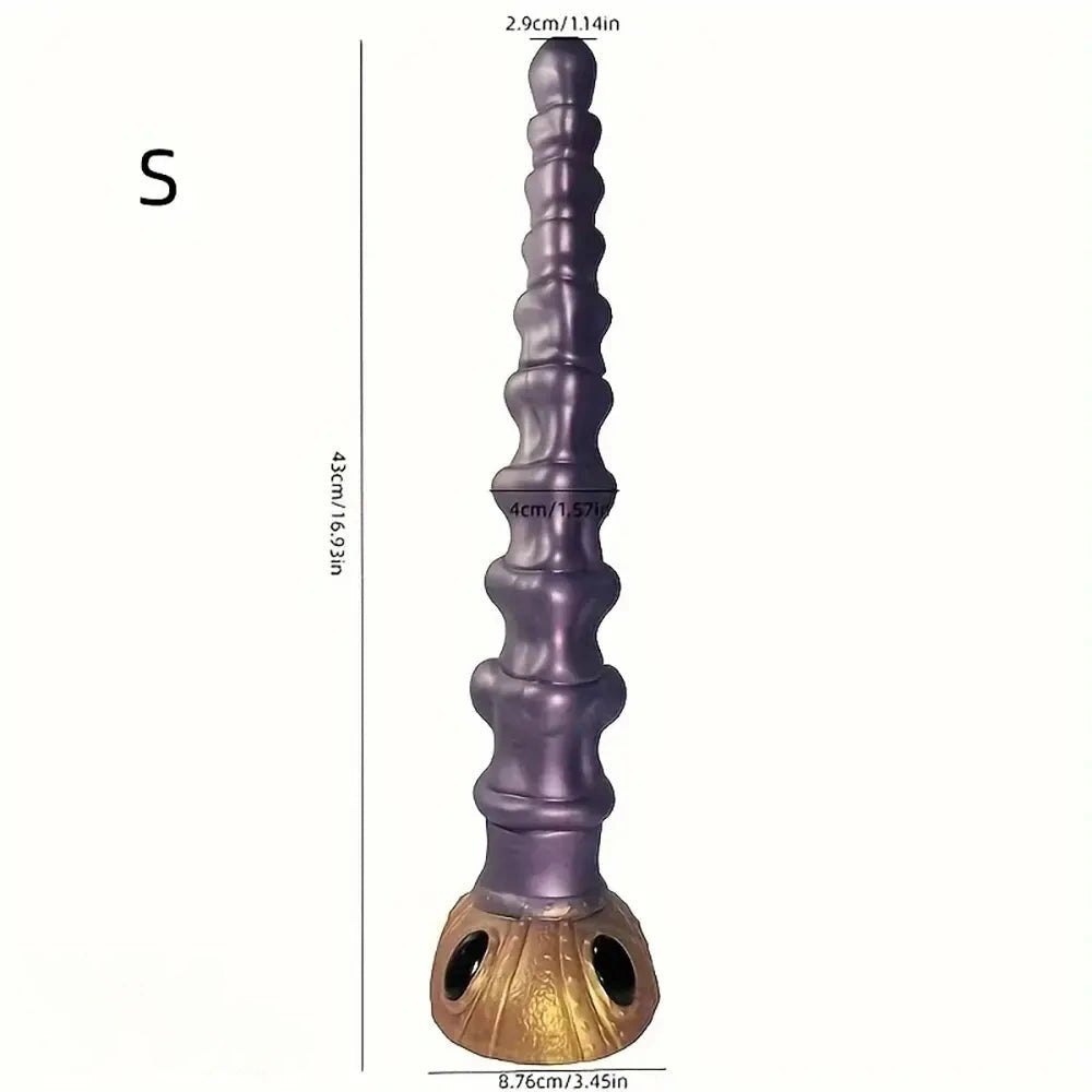 Twisted Spiral Fantasy Dildo - Silicone Fantasy Dildo