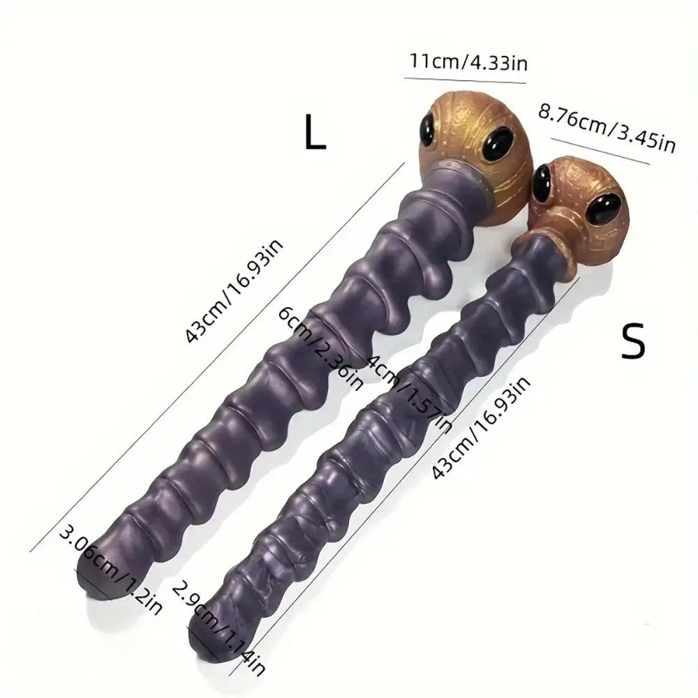 Twisted Spiral Fantasy Dildo - Silicone Fantasy Dildo