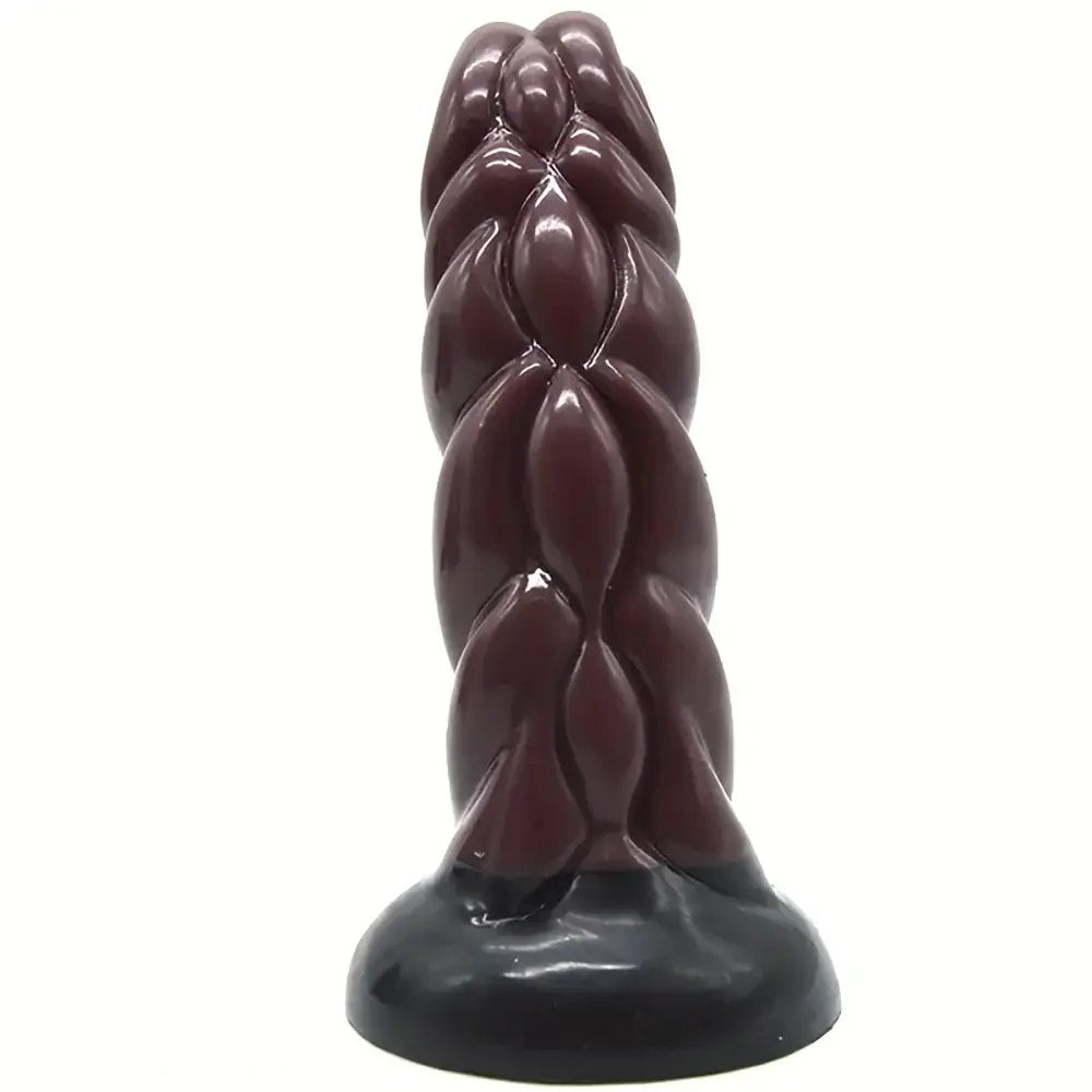 Twisted Spiral Fantasy Dildo - PVC Spiral Fantasy Dildo