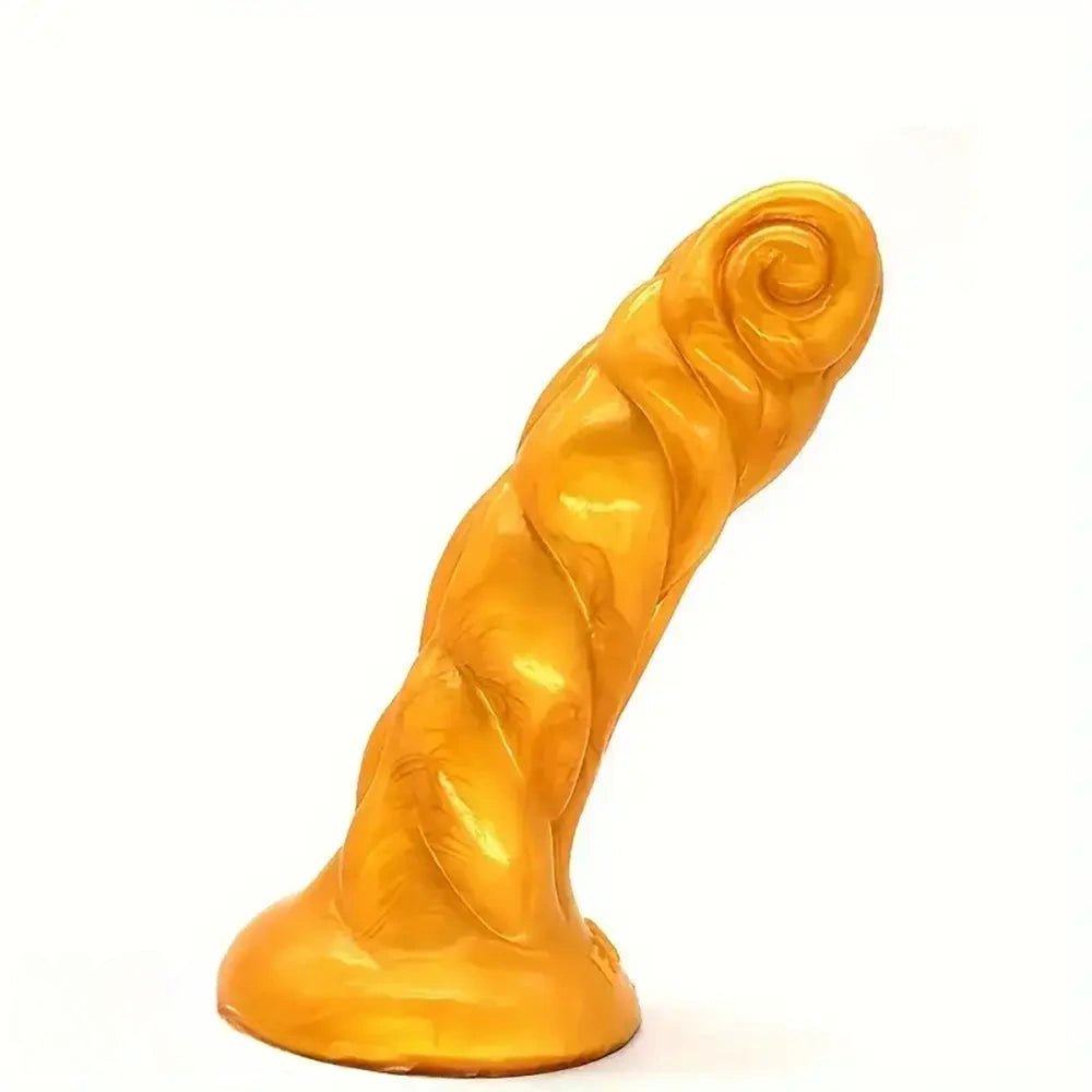 Twisted Spiral Fantasy Dildo - PVC Spiral Fantasy Dildo