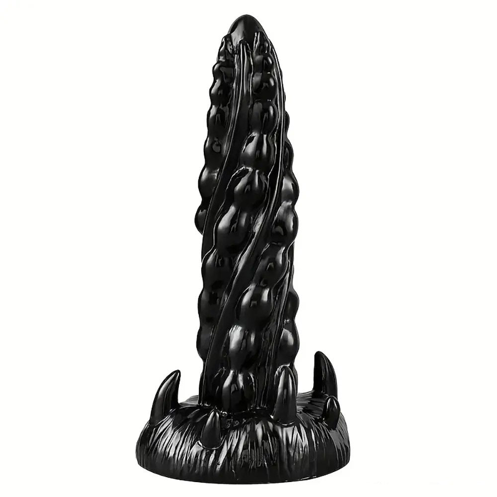Twisted Spiral Fantasy Dildo - PVC Suction Base Dildo