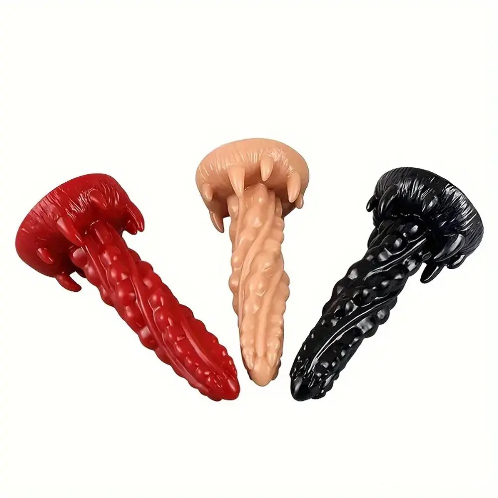 Twisted Spiral Fantasy Dildo - PVC Suction Base Dildo