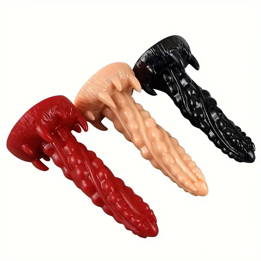Twisted Spiral Fantasy Dildo - PVC Suction Base Dildo
