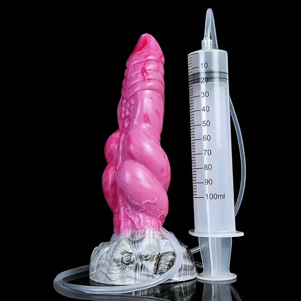 Twisted Squirting Fantasy Dildo - Silicone Fantasy Dildo