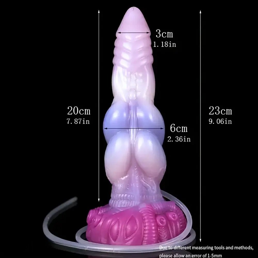 Twisted Squirting Fantasy Dildo - Silicone Fantasy Dildo