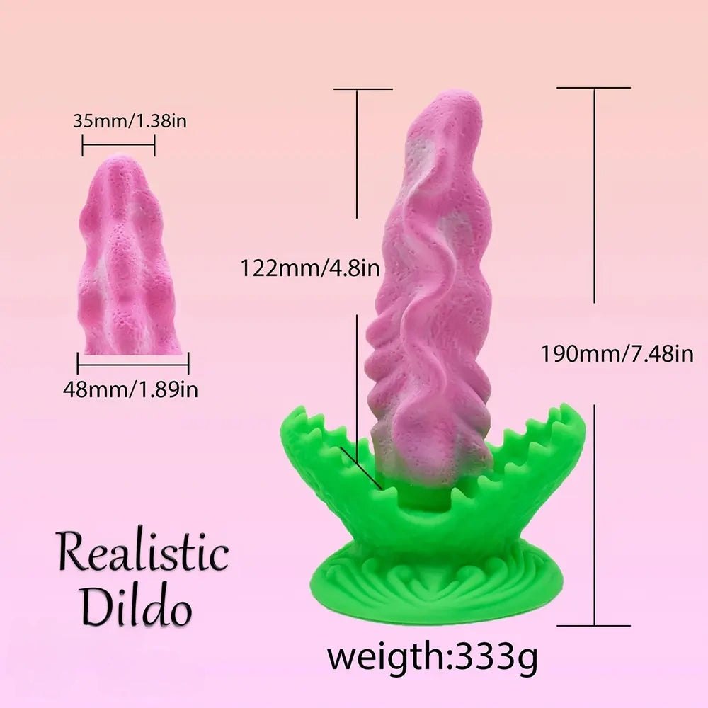 Twisted Fantasy Dildo 7.48in - Mixed Color Big Dildo