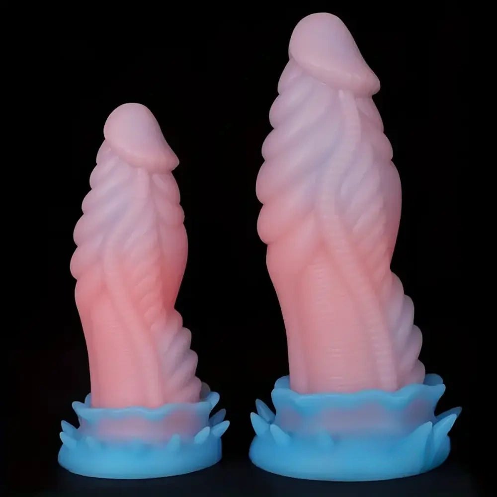 Twisted Tentacle Fantasy Dildo - Colorful Silicone Monster Dildo
