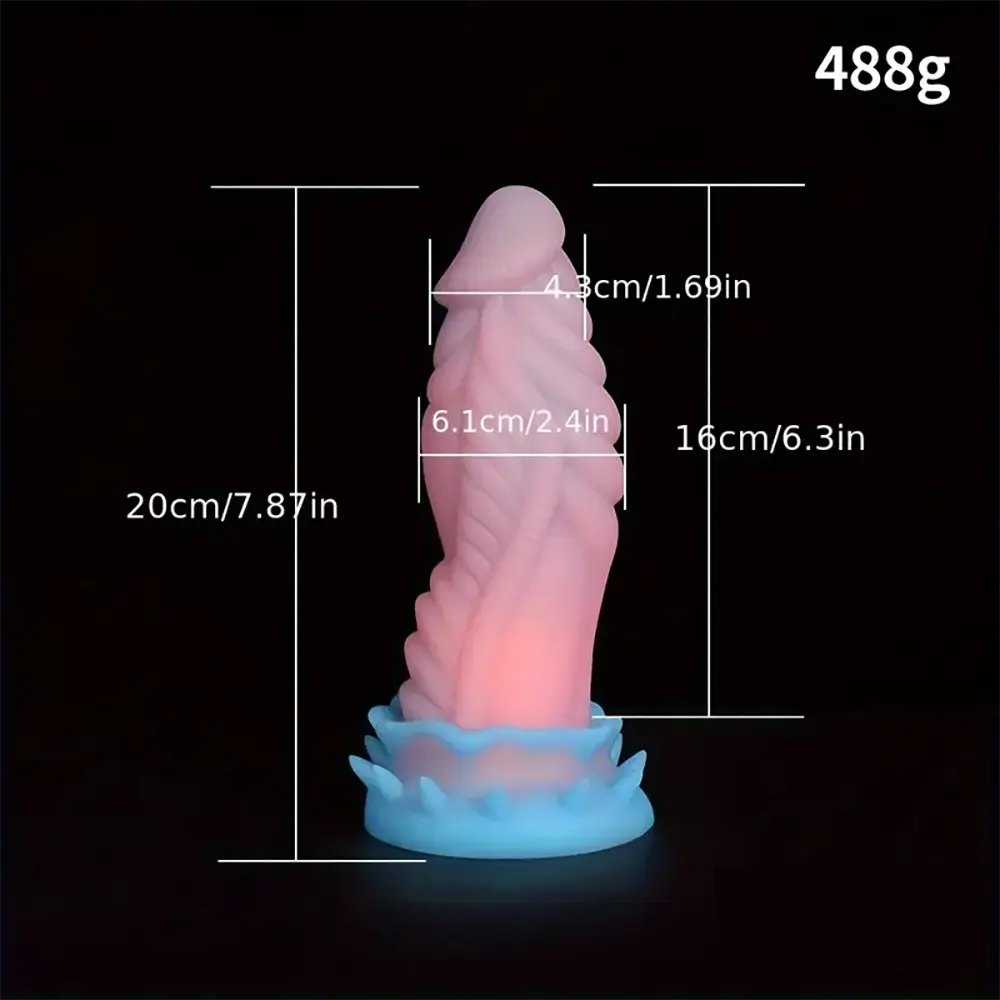 Twisted Tentacle Fantasy Dildo - Colorful Silicone Monster Dildo