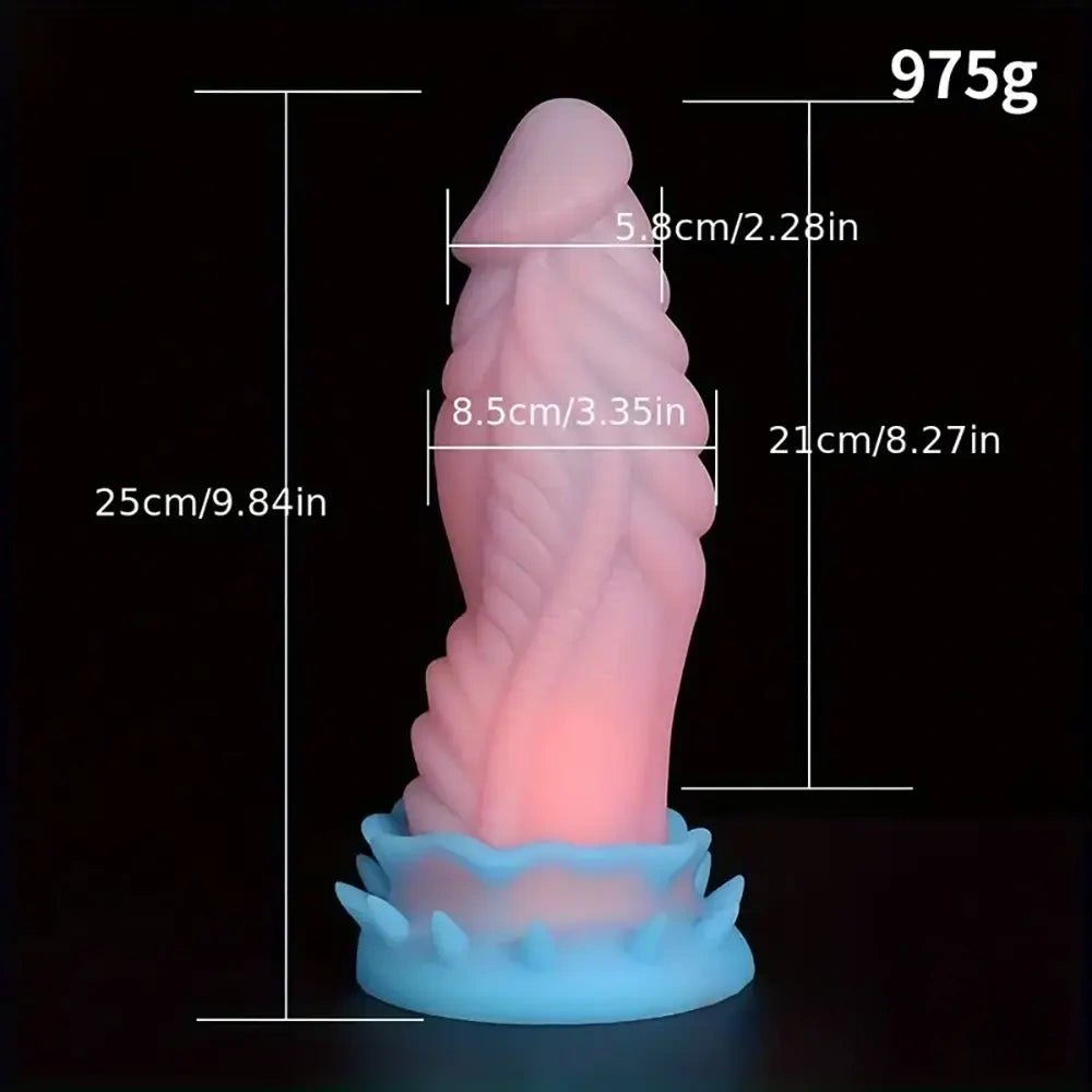 Twisted Tentacle Fantasy Dildo - Colorful Silicone Monster Dildo