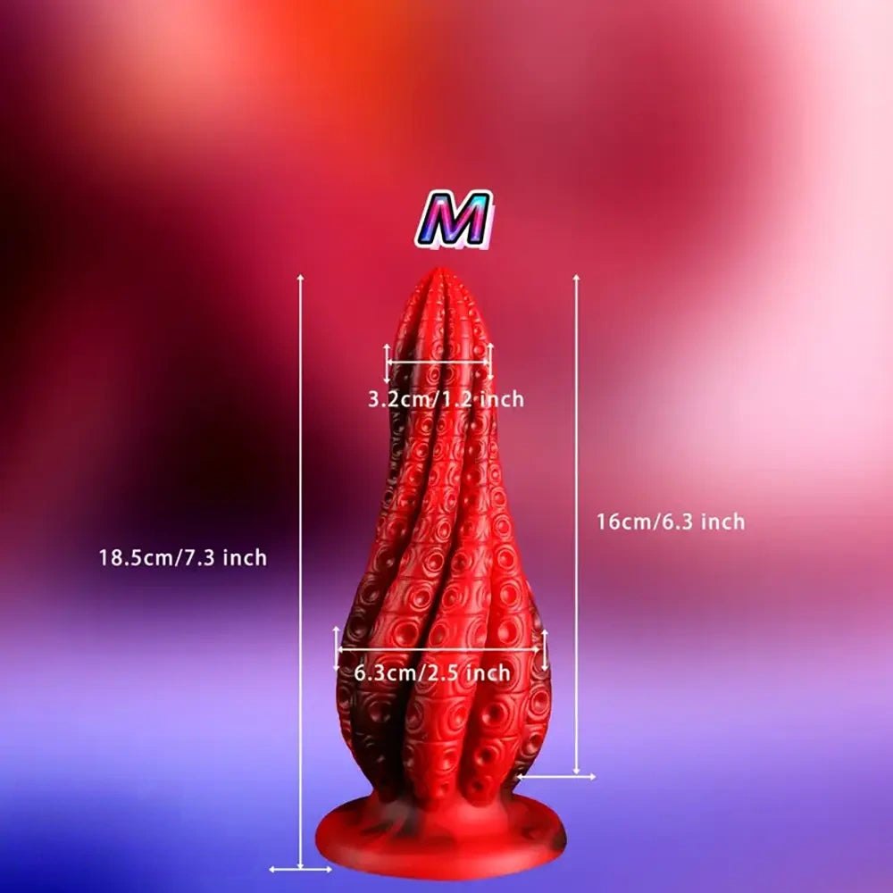 Twisted Tentacle Fantasy Dildo - Dragon Dildo, Four Sizes