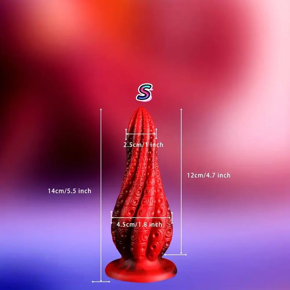 Twisted Tentacle Fantasy Dildo - Dragon Dildo, Four Sizes